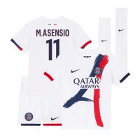 Camisa de time de futebol Paris Saint-Germain Marco Asensio #11 Replicas 2º Equipamento Infantil 2024-25 Manga Curta (+ Calças curtas)